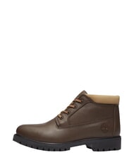 TIMBERLAND PREMIUM MID  Bottines en cuir imperm&eacute;ables brun fonc&eacute; fg avec olv - Chaussures Homme - 6