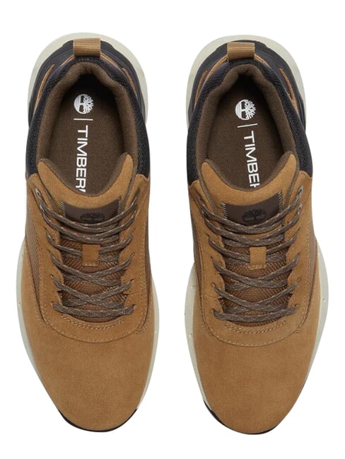 VOYAGER PARK Baskets daim olive - Chaussures Homme
