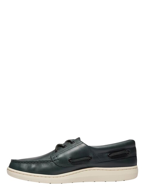 PORTOFINO mocassin en cuir vert fonc&eacute; - Chaussures Homme
