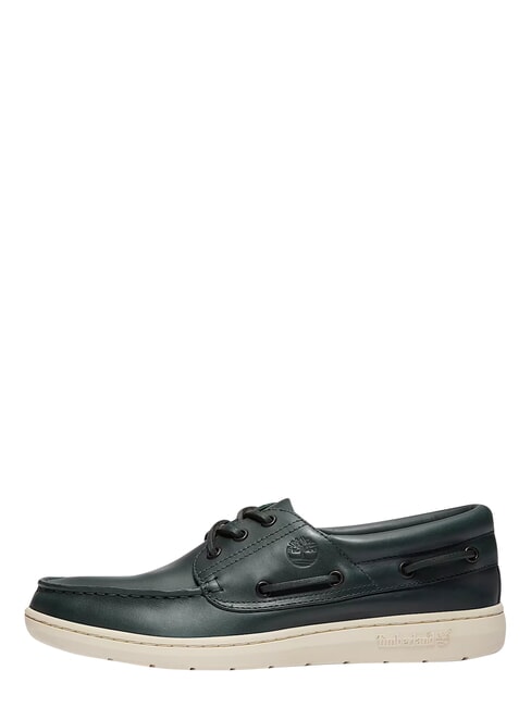 PORTOFINO mocassin en cuir vert fonc&eacute; - Chaussures Homme