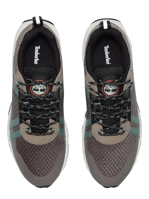 WINSOR TRAIL Baskets en cuir mixte maille taupe - Chaussures Homme