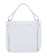 COCCINELLE CAMPIONARIO - ECLYPS Sac seau en cuir martel&eacute; blanc brillant - Sacs pour Femme - 3