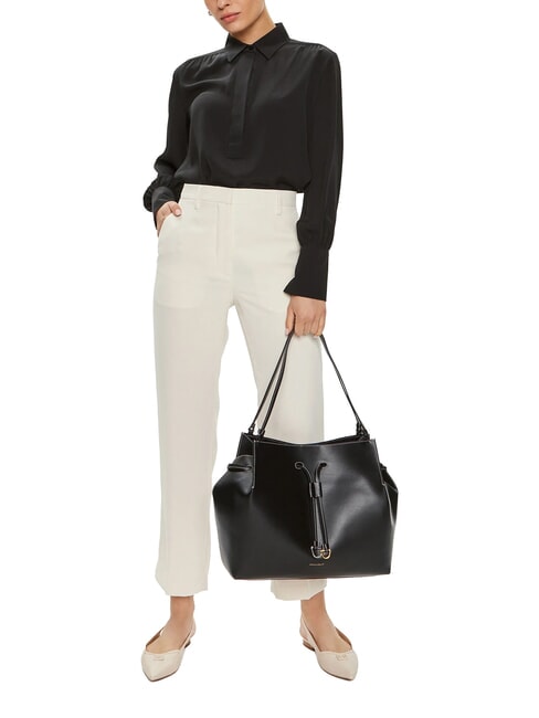 CAMPIONARIO - ROUNDABOUT COW sac bandouli&egrave;re Noir - Sacs pour Femme