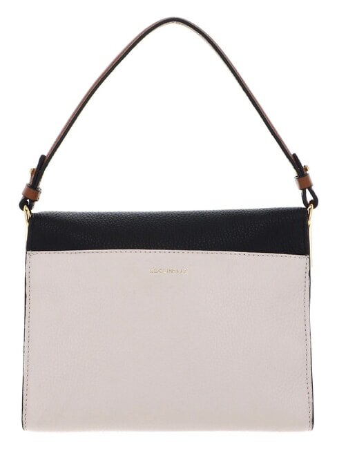 CAMPIONARIO - BINXIE TRICOLOR Sac &agrave; main avec bandouli&egrave;re noir/agneaux/cuir - Sacs pour Femme