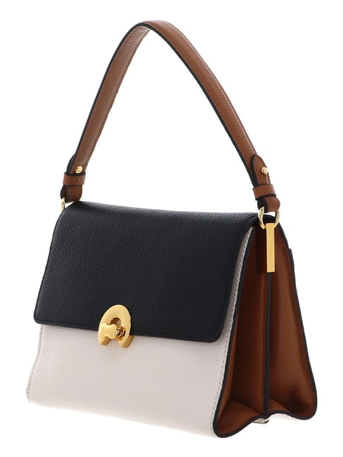 CAMPIONARIO - BINXIE TRICOLOR Sac &agrave; main avec bandouli&egrave;re noir/agneaux/cuir - Sacs pour Femme