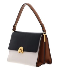 COCCINELLE CAMPIONARIO - BINXIE TRICOLOR Sac &agrave; main avec bandouli&egrave;re noir/agneaux/cuir - Sacs pour Femme - 3