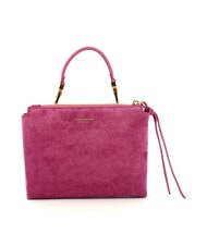 COCCINELLE CAMPIONARIO - ARLETTIS SUEDE DROPLET Mini sac en cuir avec bandouli&egrave;re pulpe rose - Sacs pour Femme - 3