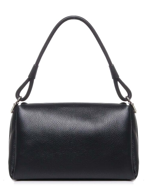 CAMPIONARIO - ECLYPS Sac bandouli&egrave;re en cuir martel&eacute; Noir - Sacs pour Femme