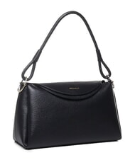 COCCINELLE CAMPIONARIO - ECLYPS Sac bandouli&egrave;re en cuir martel&eacute; Noir - Sacs pour Femme - 3