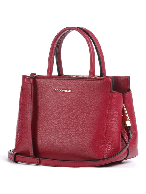 CAMPIONARIO - ARLETTIS Mini sac en cuir avec bandouli&egrave;re sangria - Sacs pour Femme