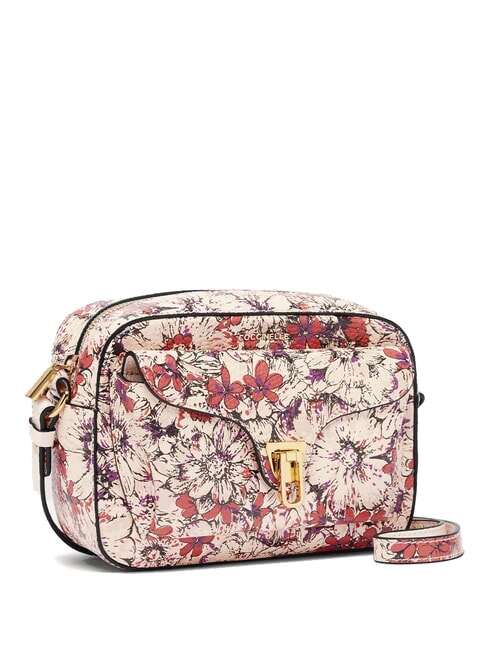 CAMPIONARIO - BEAT FLOWER PR Mini sac bandouli&egrave;re rose cr&eacute;meux - Sacs pour Femme