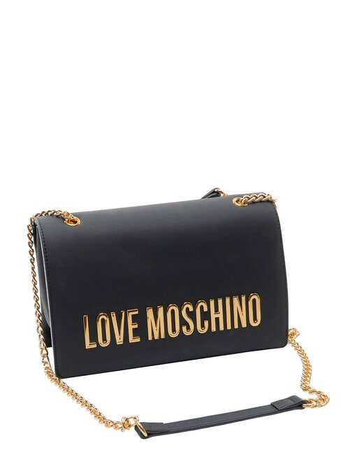 BOLD LOVE Chain sac bandouli&egrave;re Noir - Sacs pour Femme