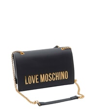 LOVE MOSCHINO BOLD LOVE Chain sac bandouli&egrave;re Noir - Sacs pour Femme - 2