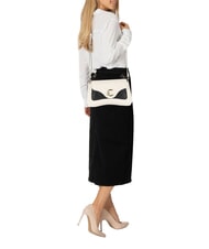 COCCINELLE CAMPIONARIO - C-ME BICOLOR Sac bandouli&egrave;re, avec bandouli&egrave;re blanc/noir - Sacs pour Femme - 2