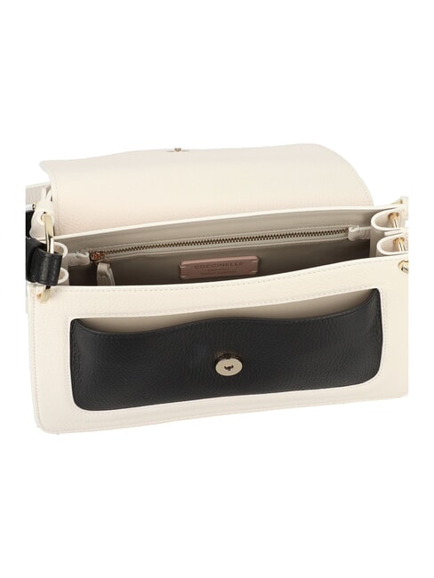 CAMPIONARIO - C-ME BICOLOR Sac bandouli&egrave;re, avec bandouli&egrave;re blanc/noir - Sacs pour Femme