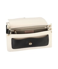 COCCINELLE CAMPIONARIO - C-ME BICOLOR Sac bandouli&egrave;re, avec bandouli&egrave;re blanc/noir - Sacs pour Femme - 4