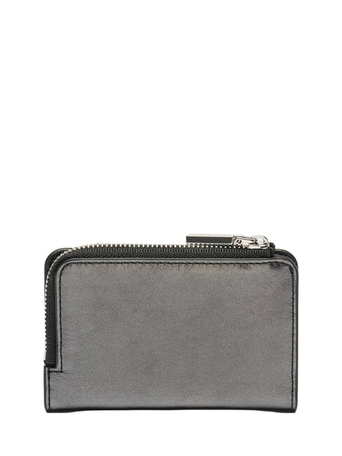 CAMPIONARIO - METALLIC PEPITA Portefeuille en cuir Noir - Portefeuilles Femme