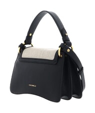 COCCINELLE CAMPIONARIO - C-ME CANVAS Sac &agrave; main avec bandouli&egrave;re naturel / noir - Sacs pour Femme - 3