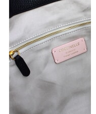 COCCINELLE CAMPIONARIO - ISABELA CANVAS sac hobo en toile et cuir naturel / noir - Sacs pour Femme - 4