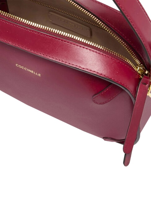 CAMPIONARIO - MALETA CALF COC Sac &agrave; bandouli&egrave;re en cuir avec bandouli&egrave;re sangria - Sacs pour Femme