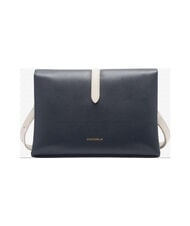 COCCINELLE CAMPIONARIO - DORIAN BICOLOR sac bandouli&egrave;re en cuir midnig.b/blanco - Sacs pour Femme - 3