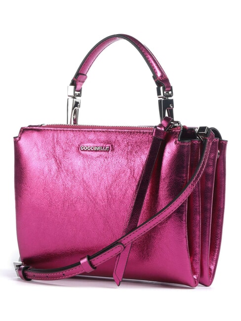 CAMPIONARIO - ARLETTIS SMOOTH METAL Mini sac &agrave; main avec bandouli&egrave;re sangria - Sacs pour Femme