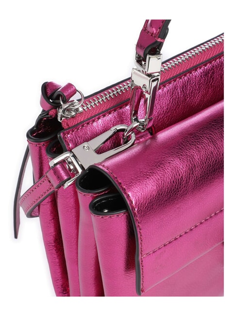 CAMPIONARIO - ARLETTIS SMOOTH METAL Mini sac &agrave; main avec bandouli&egrave;re sangria - Sacs pour Femme