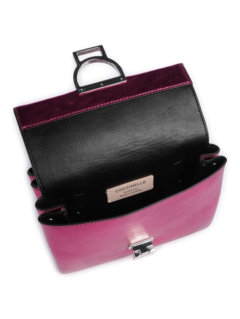 CAMPIONARIO - ARLETTIS SMOOTH METAL Mini sac &agrave; main avec bandouli&egrave;re sangria - Sacs pour Femme