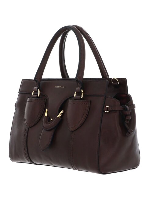 CAMPIONARIO - YORK VINTAGE Sac &agrave; main avec bandouli&egrave;re fondant marron - Sacs pour Femme