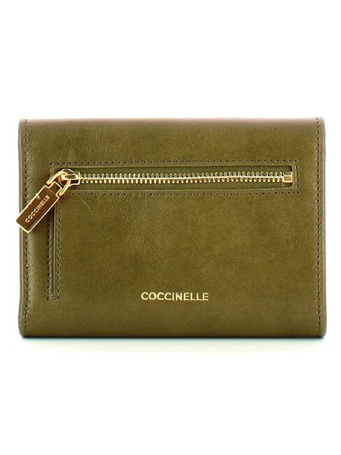  CAMPIONARIO - KELSEY VINTAGE portefeuille en cuir vert laurier - Portefeuilles Femme