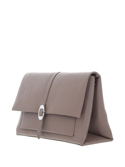 CAMPIONARIO - DORIAN Sac bandouli&egrave;re en cuir taupe chaud - Sacs pour Femme