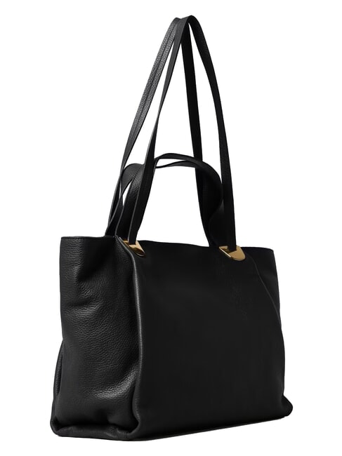 CAMPIONARIO - OLIVER Sac en cuir &agrave; double poign&eacute;e Noir - Sacs pour Femme