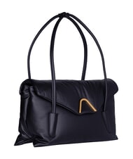 COCCINELLE CAMPIONARIO - CHESTER PUFFY SMOOTH sac bandouli&egrave;re Noir - Sacs pour Femme - 2