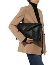 COCCINELLE CAMPIONARIO - CHESTER PUFFY SMOOTH sac bandouli&egrave;re Noir - Sacs pour Femme - 4