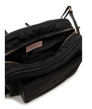 COCCINELLE CAMPIONARIO - CAMPUS PUFFY NY Sac &agrave; bandouli&egrave;re en nylon et cuir Noir - Sacs pour Femme - 5