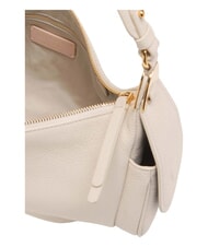 COCCINELLE CAMPIONARIO - CAMPUS sac bandouli&egrave;re LAMBSKIN BLANC - Sacs pour Femme - 3