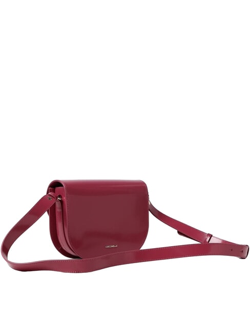 CAMPIONARIO - DEW SHINY CALF  Mini sac bandouli&egrave;re, en cuir bois de rose - Sacs pour Femme