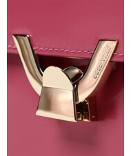 COCCINELLE CAMPIONARIO - DEW SHINY CALF  Mini sac bandouli&egrave;re, en cuir bois de rose - Sacs pour Femme - 3