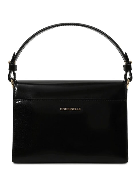 CAMPIONARIO - BINXIE SHINY CALF Mini sac &agrave; main avec bandouli&egrave;re Noir - Sacs pour Femme