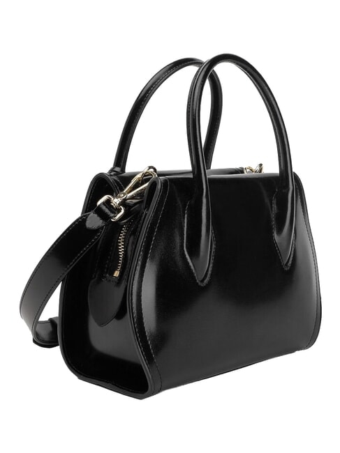 CAMPIONARIO - LORD SHINY CALF Sac &agrave; main avec bandouli&egrave;re Noir - Sacs pour Femme