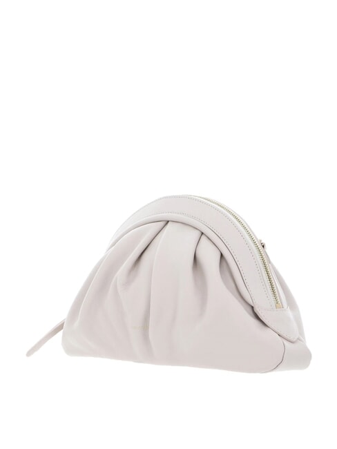 CAMPIONARIO - CHEEK SMOOTH  Sac bandouli&egrave;re, en cuir LAMBSKIN BLANC - Sacs pour Femme