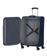 AMERICAN TOURISTER AIR WAVE Chariot moyen, extensible bleu marine/orange - Valises Semi-rigides - 2