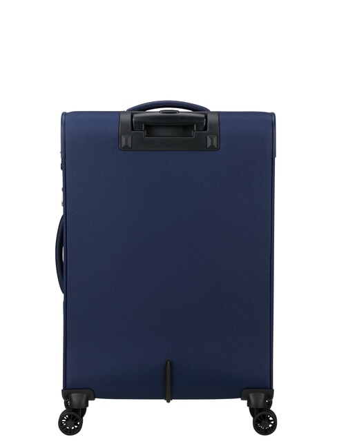 AIR WAVE Chariot moyen, extensible bleu marine/orange - Valises Semi-rigides