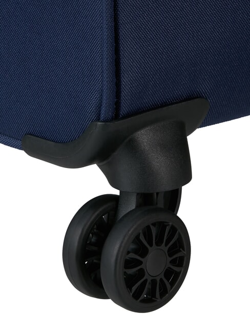 AIR WAVE Chariot moyen, extensible bleu marine/orange - Valises Semi-rigides