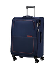 AMERICAN TOURISTER AIR WAVE Ensemble cabine + trolley moyen + grand bleu marine/orange - Ensemble Valises - 2