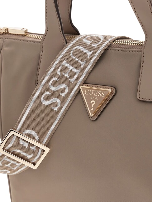 FOLLIE Sac &agrave; main avec bandouli&egrave;re taupe - Sacs pour Femme