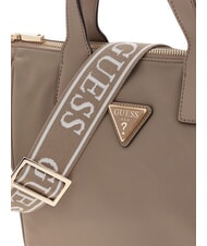 GUESS FOLLIE Sac &agrave; main avec bandouli&egrave;re taupe - Sacs pour Femme - 3