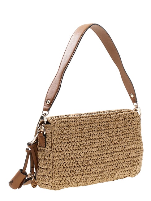 OFELIA sac bandouli&egrave;re naturel / cognac - Sacs pour Femme