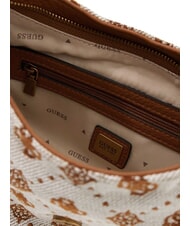 GUESS CAMDEN sac bandouli&egrave;re cognac / olives - Sacs pour Femme - 4