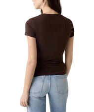 GUESS ZEBRA TRIANGLE T-shirt &agrave; manches courtes brun royal - T-shirt - 3